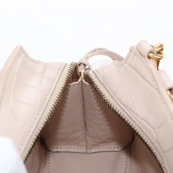 Balenciaga Neo City Bag Mini Hand Bag Leather 2way Pink 639527 Auth 209600SAM