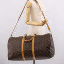 LOUIS VUITTON Monogram Keepall Bandouliere 55 Boston Bag M41414 LV Auth 209601V-25