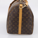 LOUIS VUITTON Monogram Keepall Bandouliere 55 Boston Bag M41414 LV Auth 209601V-4