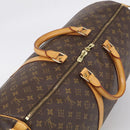 LOUIS VUITTON Monogram Keepall Bandouliere 55 Boston Bag M41414 LV Auth 209601V-6