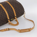 LOUIS VUITTON Monogram Keepall Bandouliere 55 Boston Bag M41414 LV Auth 209601V-9
