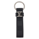 LOUIS VUITTON Damier Graphite LV Dragonne Key Ring M62706 LV Auth 209607A-2