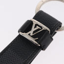 LOUIS VUITTON Damier Graphite LV Dragonne Key Ring M62706 LV Auth 209607A-5
