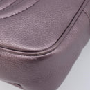 GUCCI Soho Shoulder Bag Leather Pink Gold Tone 308364 Auth 209608A-10