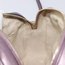 GUCCI Soho Shoulder Bag Leather Pink Gold Tone 308364 Auth 209608A-17