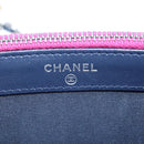 CHANEL Chain Shoulder Bag Tweed Pink Gold Tone CC Auth 209609M-19