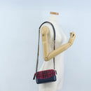 CHANEL Chain Shoulder Bag Tweed Pink Gold Tone CC Auth 209609M-24