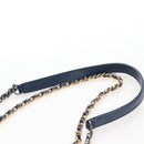 CHANEL Chain Shoulder Bag Tweed Pink Gold Tone CC Auth 209609M-9