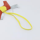 HERMES Rodeo PM Charm Leather Brown Yellow Auth 209610M-16