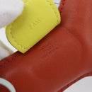 HERMES Rodeo PM Charm Leather Brown Yellow Auth 209610M-20