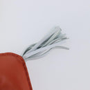 HERMES Rodeo PM Charm Leather Brown Yellow Auth 209610M-7