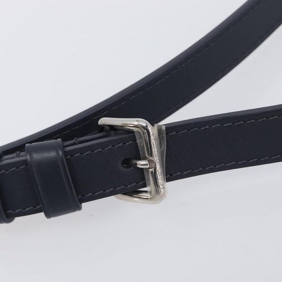 LOUIS VUITTON Fast Line Wearable Wallet Shoulder Bag Leather Navy Auth 209611V