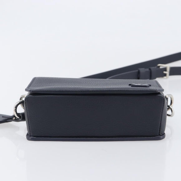 LOUIS VUITTON Fast Line Wearable Wallet Shoulder Bag Leather Navy Auth 209611V