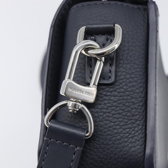 LOUIS VUITTON Fast Line Wearable Wallet Shoulder Bag Leather Navy Auth 209611V