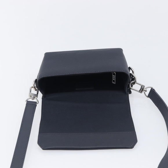 LOUIS VUITTON Fast Line Wearable Wallet Shoulder Bag Leather Navy Auth 209611V