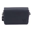 LOUIS VUITTON Fast Line Wearable Wallet Shoulder Bag Leather Navy Auth 209611V-2