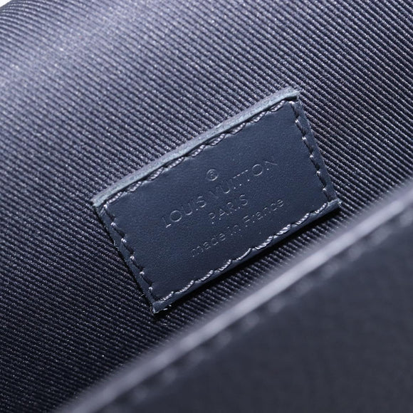 LOUIS VUITTON Fast Line Wearable Wallet Shoulder Bag Leather Navy Auth 209611V