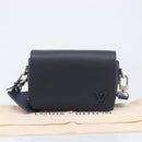 LOUIS VUITTON Fast Line Wearable Wallet Shoulder Bag Leather Navy Auth 209611V-27