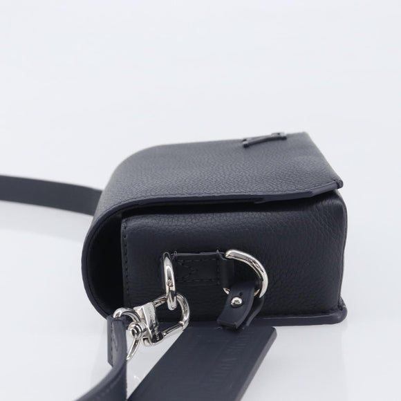 LOUIS VUITTON Fast Line Wearable Wallet Shoulder Bag Leather Navy Auth 209611V