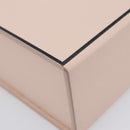 FENDI Box Shoulder Bag Leather Pink Gold Tone 8BT339 Auth 209612M-13