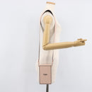 FENDI Box Shoulder Bag Leather Pink Gold Tone 8BT339 Auth 209612M-24