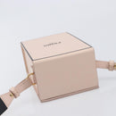 FENDI Box Shoulder Bag Leather Pink Gold Tone 8BT339 Auth 209612M-6