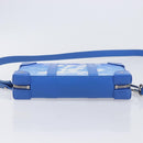 LOUIS VUITTON Monogram Clouds Soft Trunk Wallet Bag Blue M45432 LV Auth 209614M-14