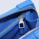 LOUIS VUITTON Monogram Clouds Soft Trunk Wallet Bag Blue M45432 LV Auth 209614M-27