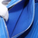 LOUIS VUITTON Monogram Clouds Soft Trunk Wallet Bag Blue M45432 LV Auth 209614M-28