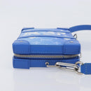 LOUIS VUITTON Monogram Clouds Soft Trunk Wallet Bag Blue M45432 LV Auth 209614M-6