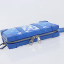 LOUIS VUITTON Monogram Clouds Soft Trunk Wallet Bag Blue M45432 LV Auth 209614M-8