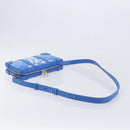 LOUIS VUITTON Monogram Clouds Soft Trunk Wallet Bag Blue M45432 LV Auth 209614M-9