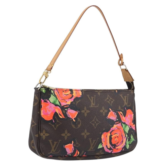 LOUIS VUITTON Monogram Rose Pochette Accessoires Pouch M48615 LV Auth 209616V