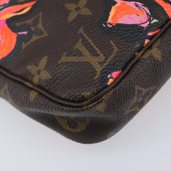 LOUIS VUITTON Monogram Rose Pochette Accessoires Pouch M48615 LV Auth 209616V