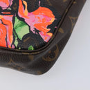 LOUIS VUITTON Monogram Rose Pochette Accessoires Pouch M48615 LV Auth 209616V-12