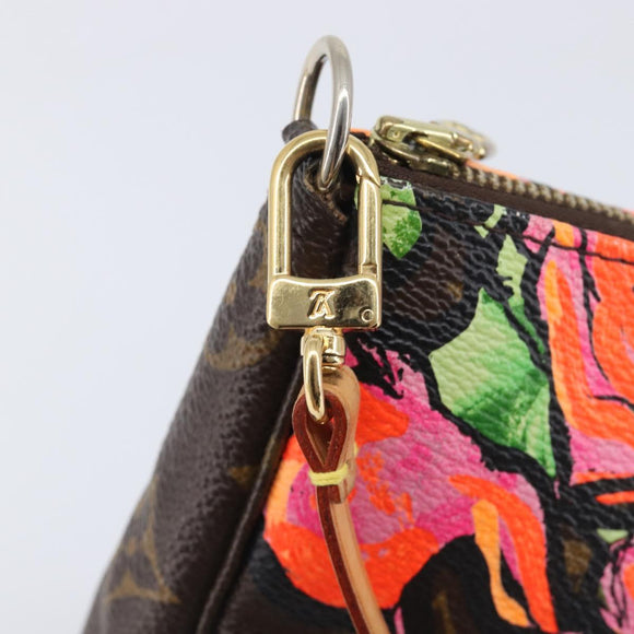 LOUIS VUITTON Monogram Rose Pochette Accessoires Pouch M48615 LV Auth 209616V