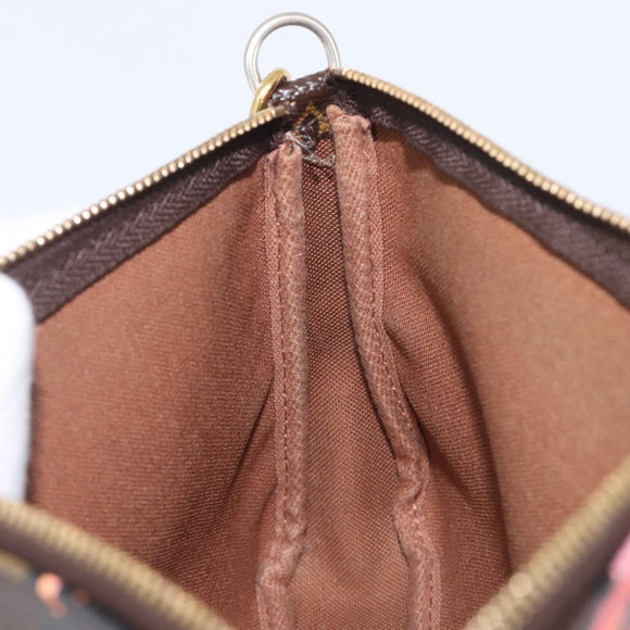LOUIS VUITTON Monogram Rose Pochette Accessoires Pouch M48615 LV Auth 209616V