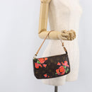 LOUIS VUITTON Monogram Rose Pochette Accessoires Pouch M48615 LV Auth 209616V-21