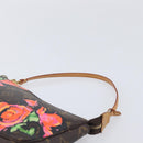 LOUIS VUITTON Monogram Rose Pochette Accessoires Pouch M48615 LV Auth 209616V-8