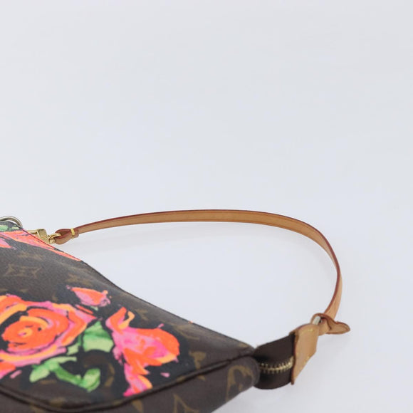 LOUIS VUITTON Monogram Rose Pochette Accessoires Pouch M48615 LV Auth 209616V