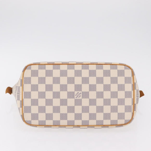 LOUIS VUITTON Damier Azur Saleya PM Tote Bag N51186 LV Auth 209617A