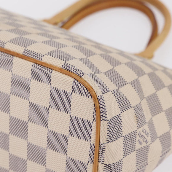 LOUIS VUITTON Damier Azur Saleya PM Tote Bag N51186 LV Auth 209617A