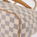 LOUIS VUITTON Damier Azur Saleya PM Tote Bag N51186 LV Auth 209617A-14