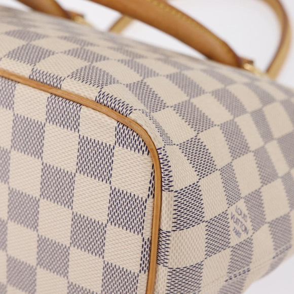 LOUIS VUITTON Damier Azur Saleya PM Tote Bag N51186 LV Auth 209617A