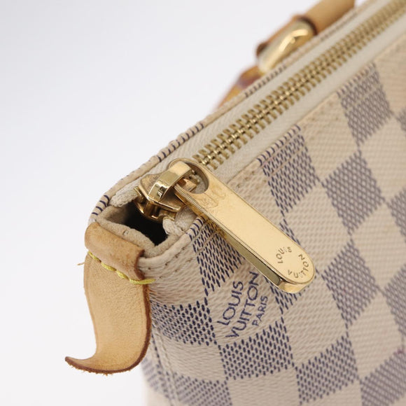LOUIS VUITTON Damier Azur Saleya PM Tote Bag N51186 LV Auth 209617A