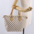 LOUIS VUITTON Damier Azur Saleya PM Tote Bag N51186 LV Auth 209617A-23