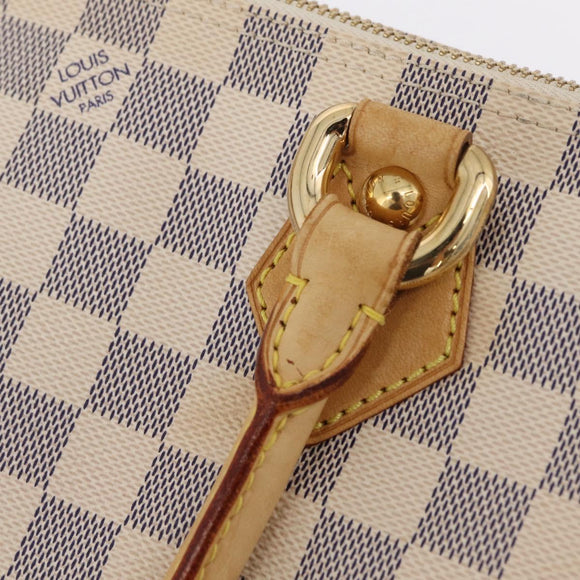 LOUIS VUITTON Damier Azur Saleya PM Tote Bag N51186 LV Auth 209617A
