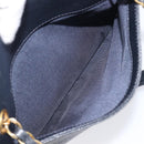 CHANEL Chain Shoulder Tote Bag Caviar Skin Black Gold Tone CC Auth 209618A-25