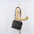 CHANEL Chain Shoulder Tote Bag Caviar Skin Black Gold Tone CC Auth 209618A-27