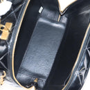 CHANEL Matelasse Vanity Chain Shoulder Bag Patent 2way Black CC Auth 209619A-23